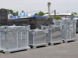 Kontenery transportowe ADR na akumulatory litowo-jonowe (Li-Ion) ASP 600-800-1500-1800